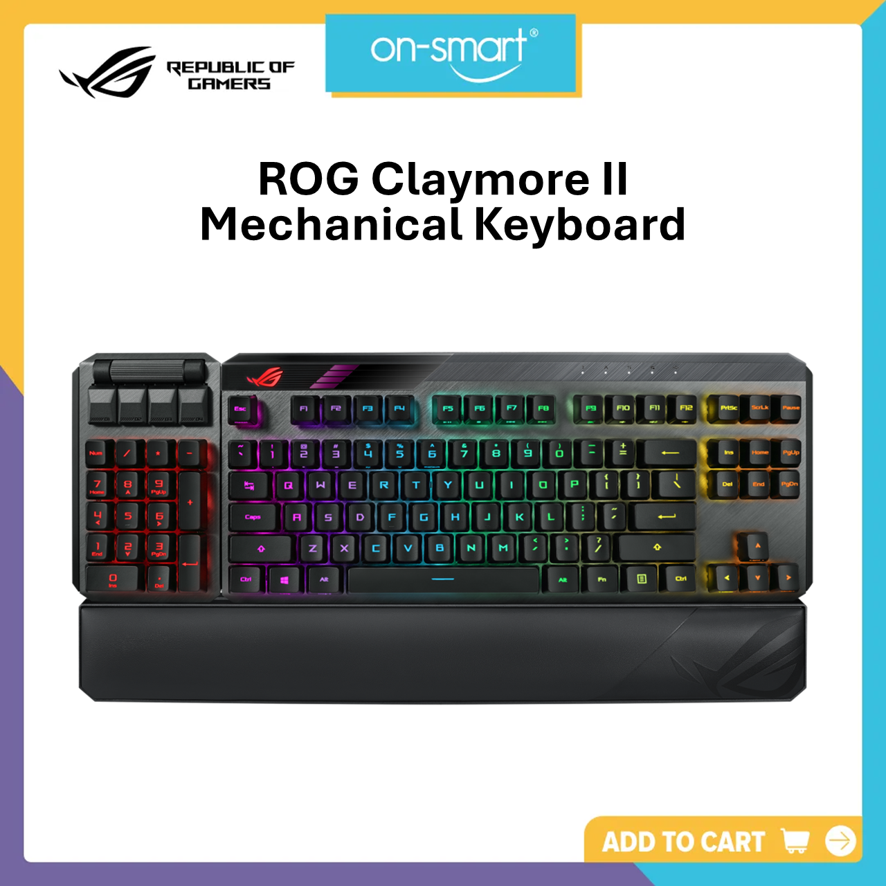 ASUS ROG Claymore II Gaming Mechanical Keyboard 