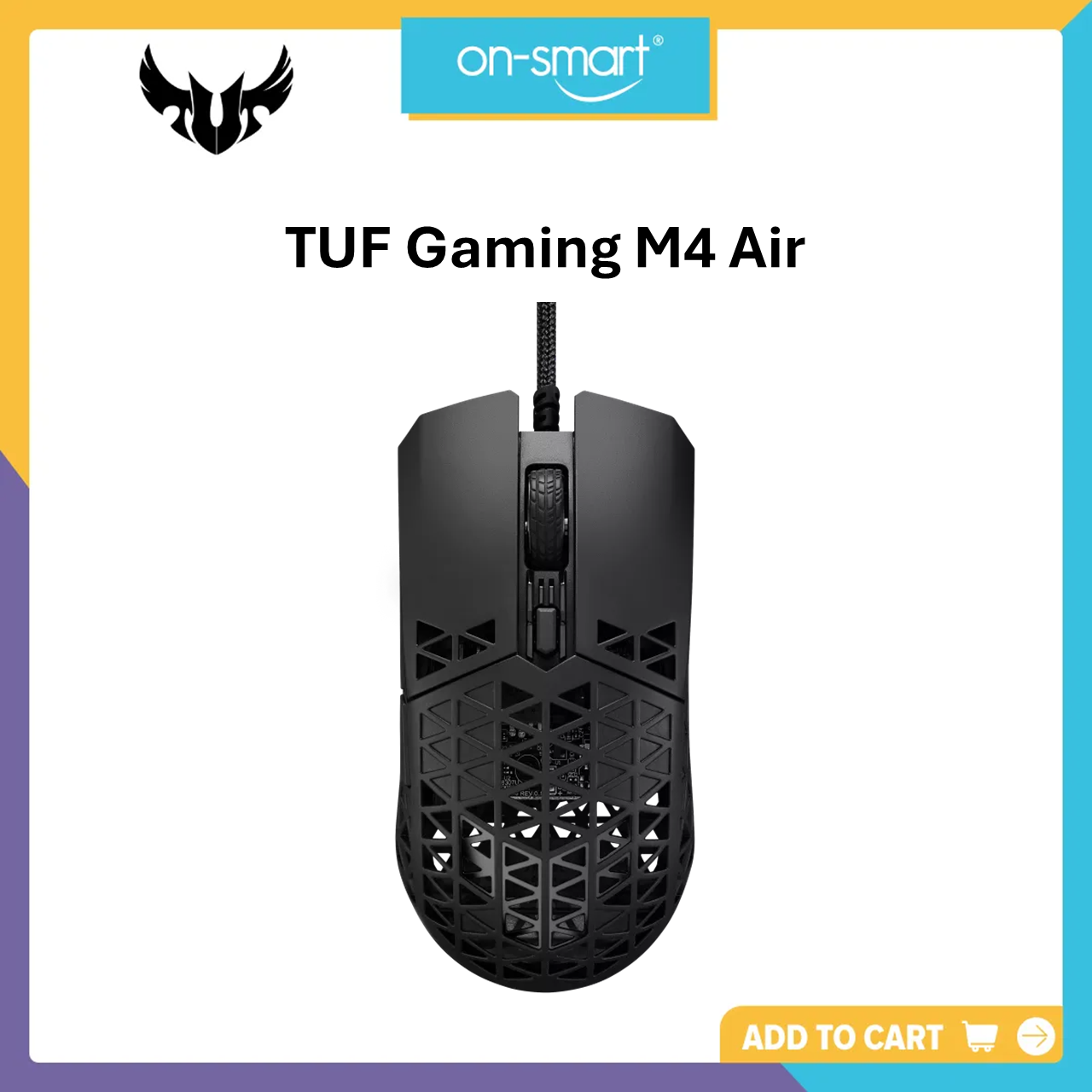 ASUS TUF P307 Gaming M4 Air Wired Gaming Mouse