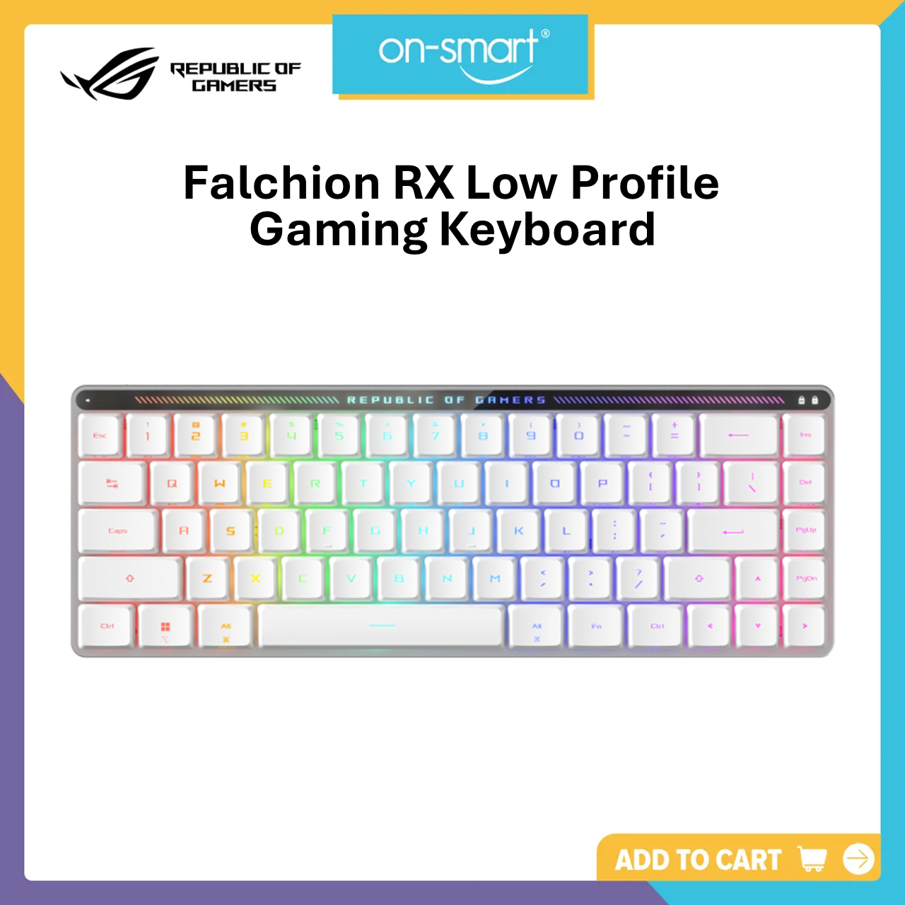 ASUS M603 ROG Falchion RX Low Profile Wireless Gaming Keyboard