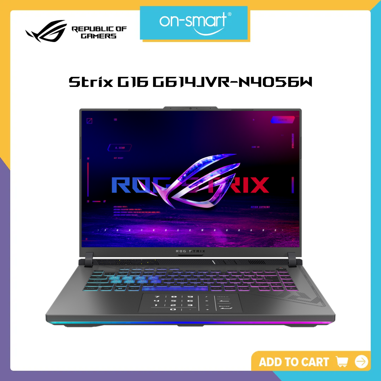 ASUS ROG Strix G16 G614JVR-N4056W | OnSmart