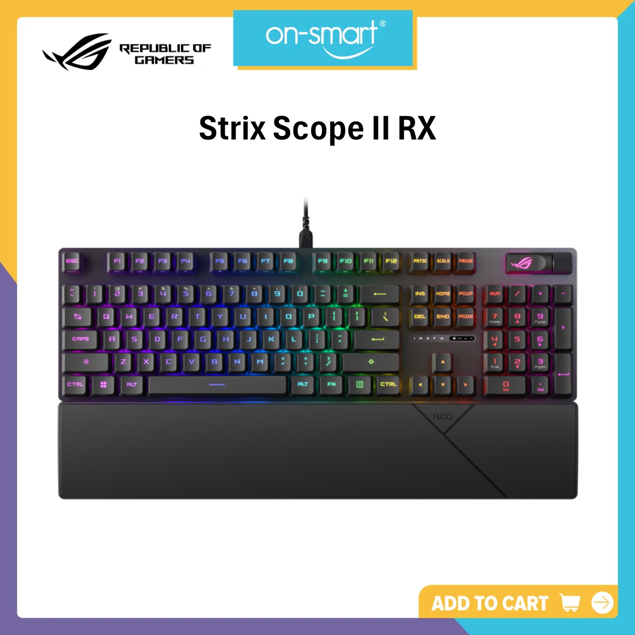 ASUS XA12 ROG Strix Scope II RX Gaming Keyboard
