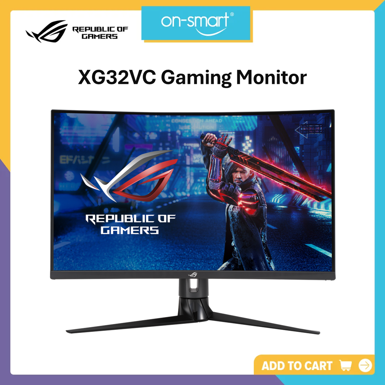 Monitor gaming ROG Strix XG32VQ, Monitores