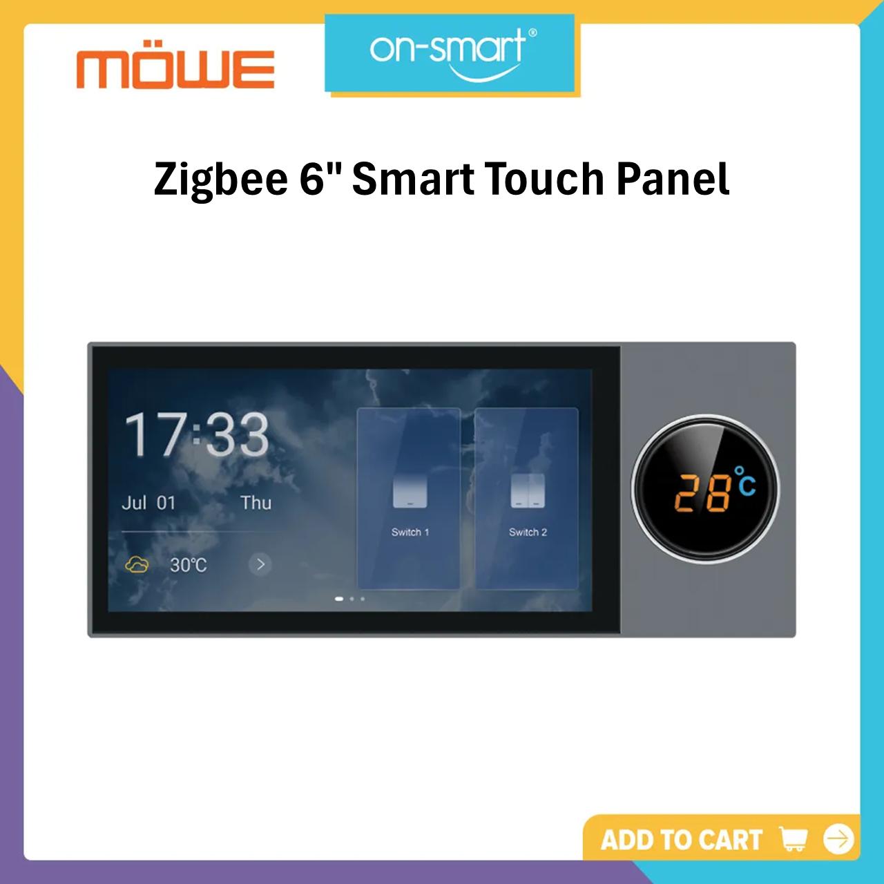 MOWE 6-inch Smart Touch Panel