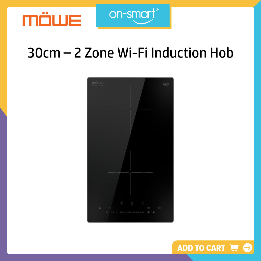 MÖWE 30cm – 2 Zone Wi-Fi Induction Hob MW238I