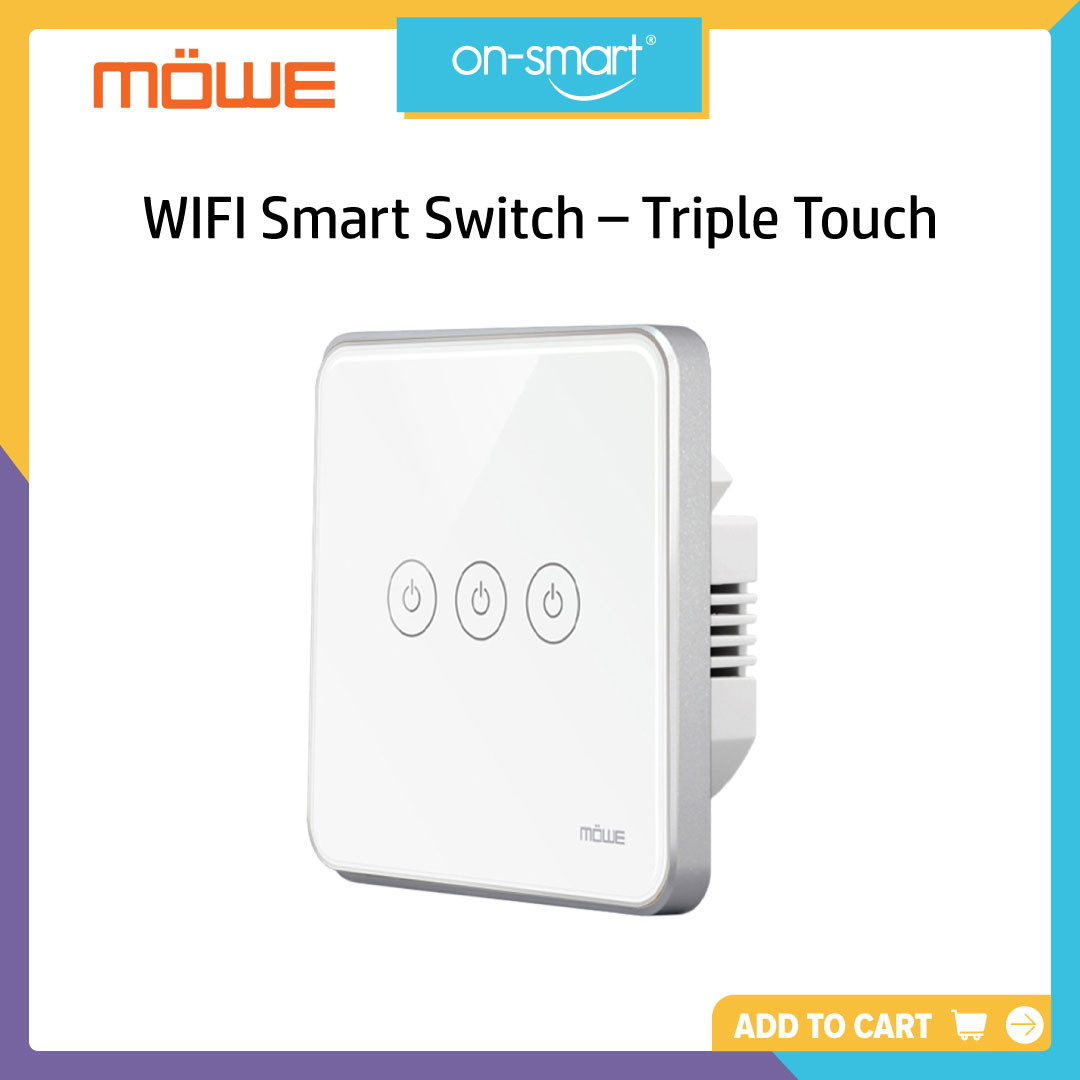 MÖWE WIFI Smart Switch – Triple Touch MW713W
