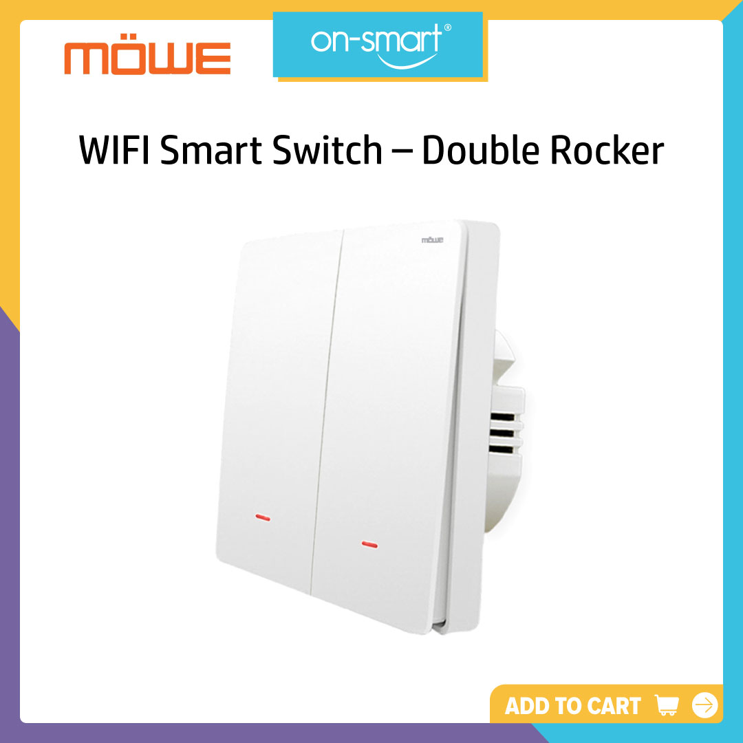 MOWE WIFI Smart Switch – Double Rocker MW702W