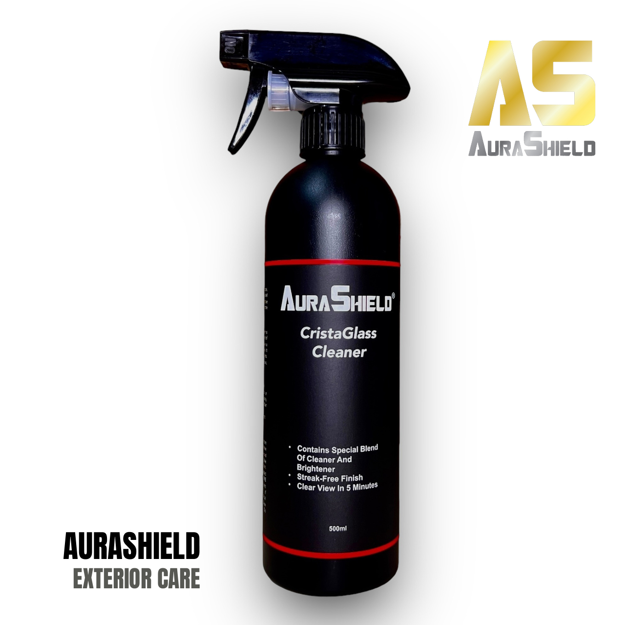AuraShield CristaGlass Cleaner 500ml