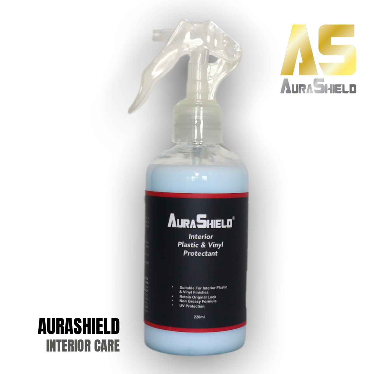 AuraShield Interior Plastic & Vinyl Protectant 220ml