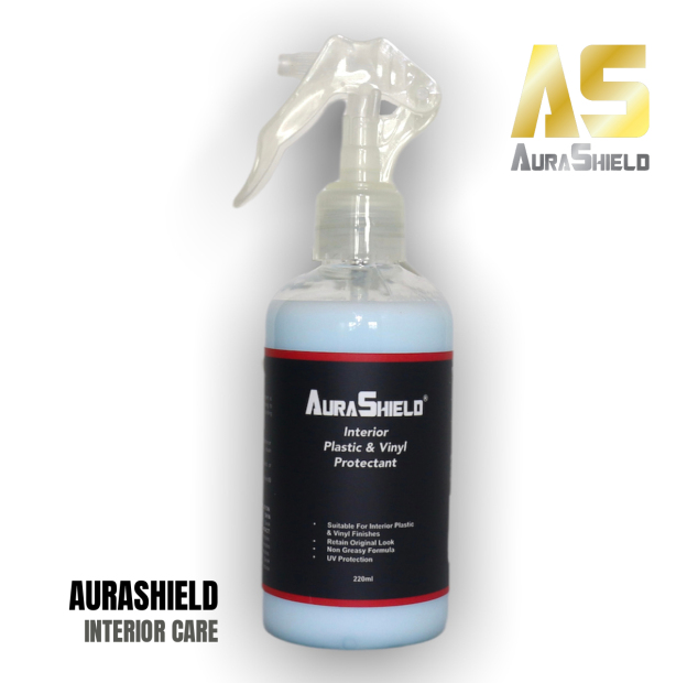 AuraShield Interior Plastic & Vinyl Protectant 220ml