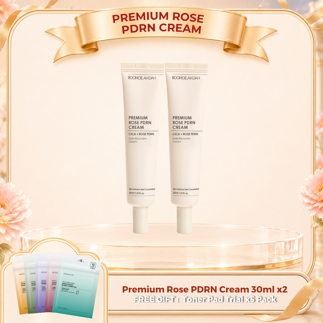 BOOM DE AH DAH PREMIUM ROSE PDRN CREAM 30ML