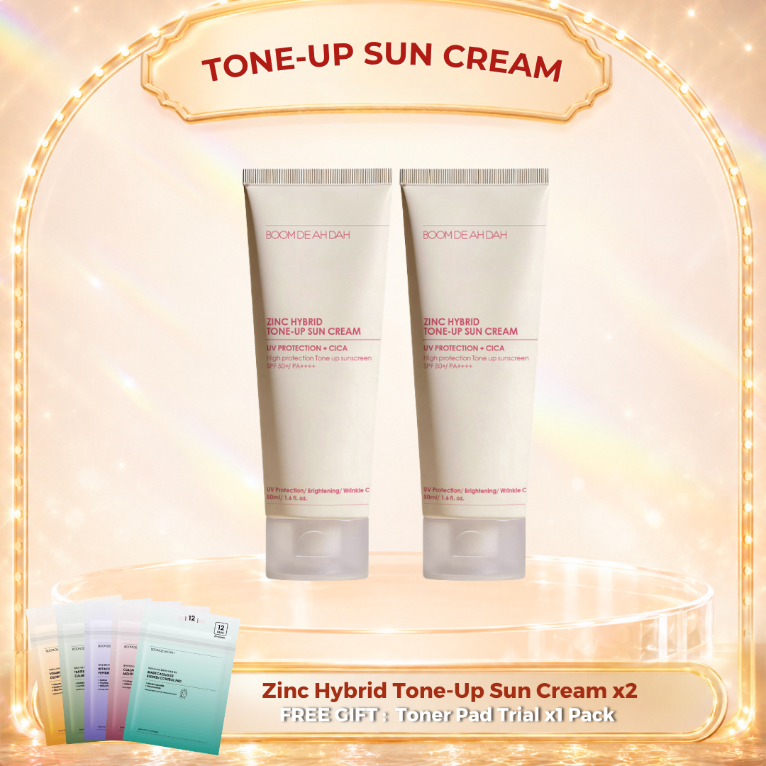 BOOM DE AH DAH ZINC HYBRID TONE-UP SUN CREAM 50ML