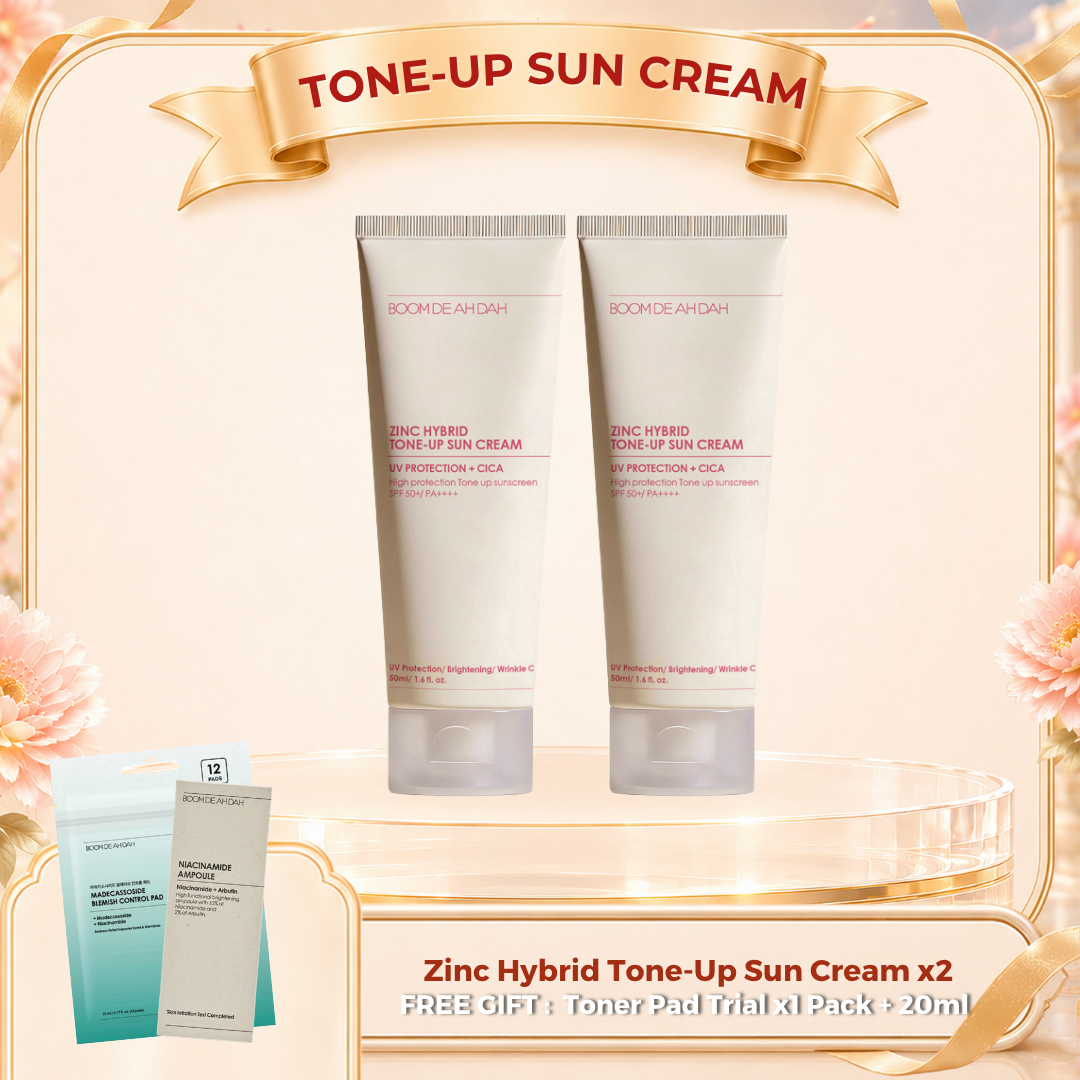 BOOM DE AH DAH ZINC HYBRID TONE-UP SUN CREAM 50ML