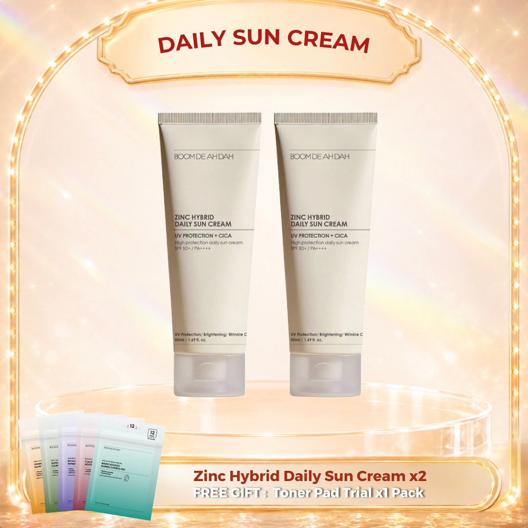 BOOM DE AH DAH ZINC HYBRID DAILY SUN CREAM 50ML
