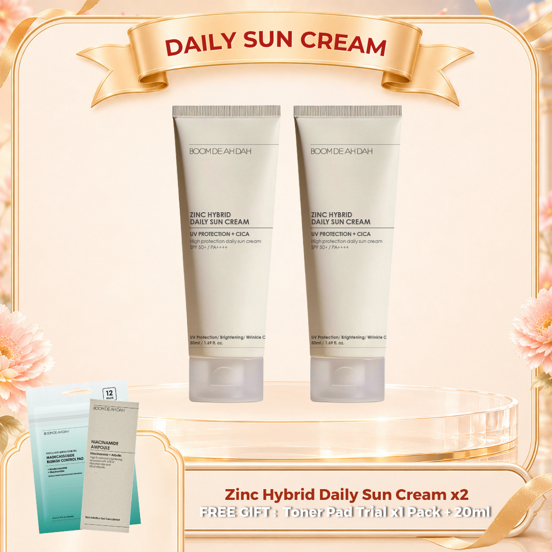 BOOM DE AH DAH ZINC HYBRID DAILY SUN CREAM 50ML