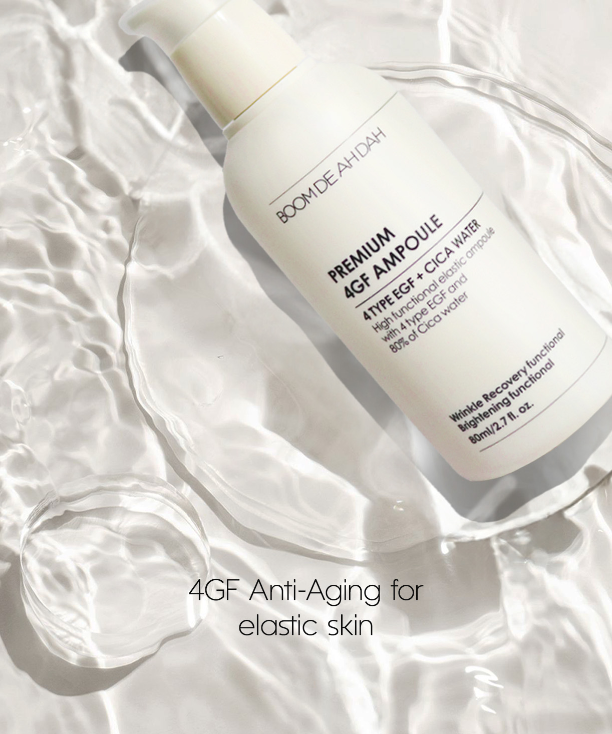 美容液 BOOM DE AH DAH PREMIUM 4GF AMPOULE 80ml BOOMDEAHDAH Premium