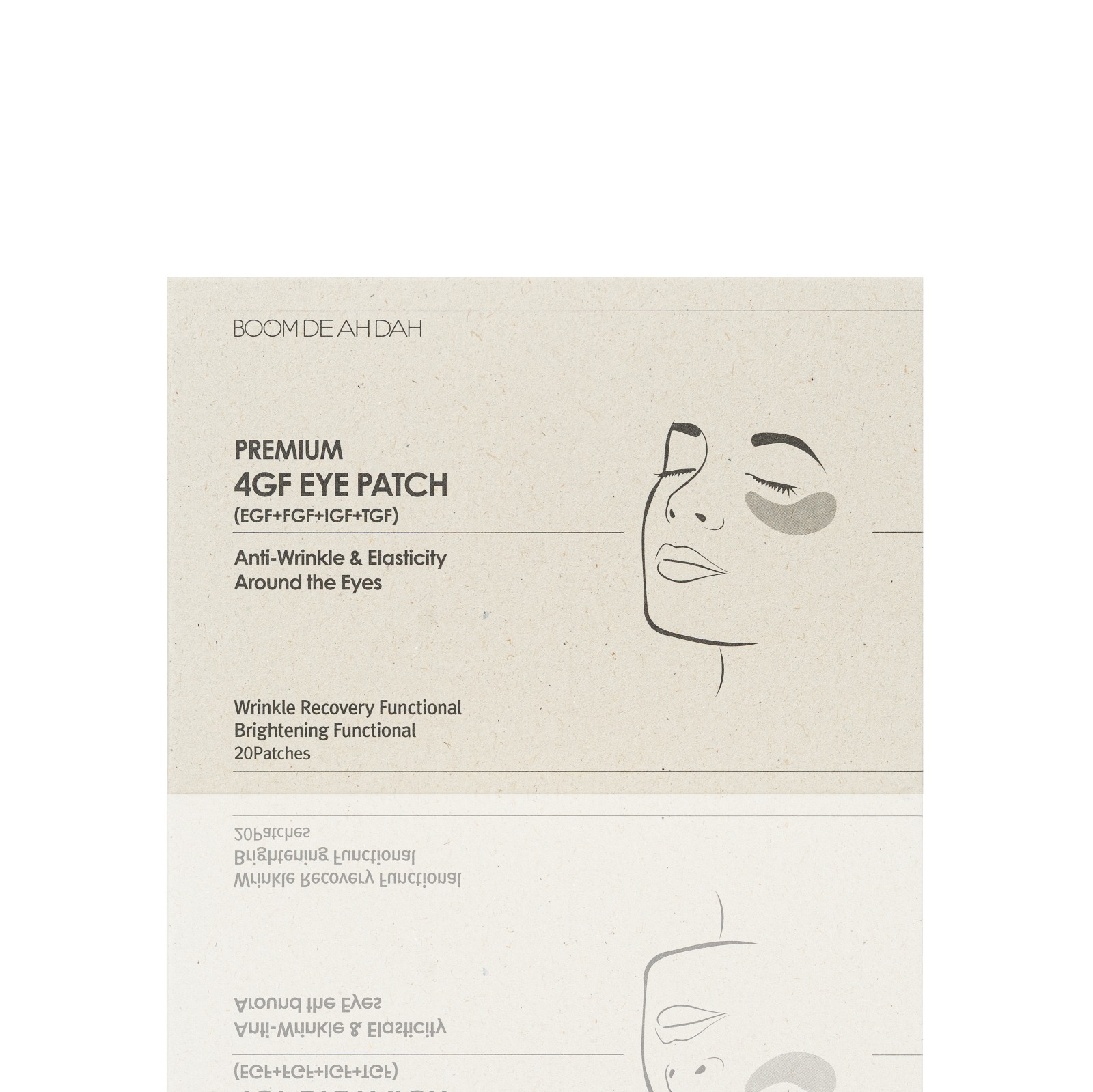 BOOM DE AH DAH PREMIUM 4GF EYE PATCH (20'PAIR PER BOX)