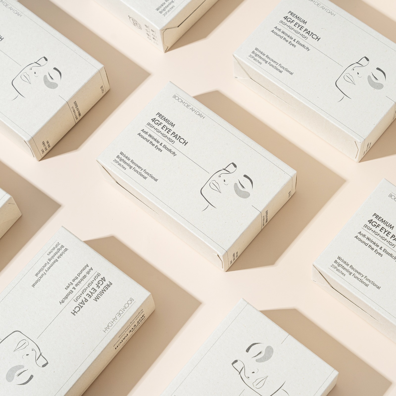 BOOM DE AH DAH PREMIUM 4GF EYE PATCH (20'PAIR PER BOX)