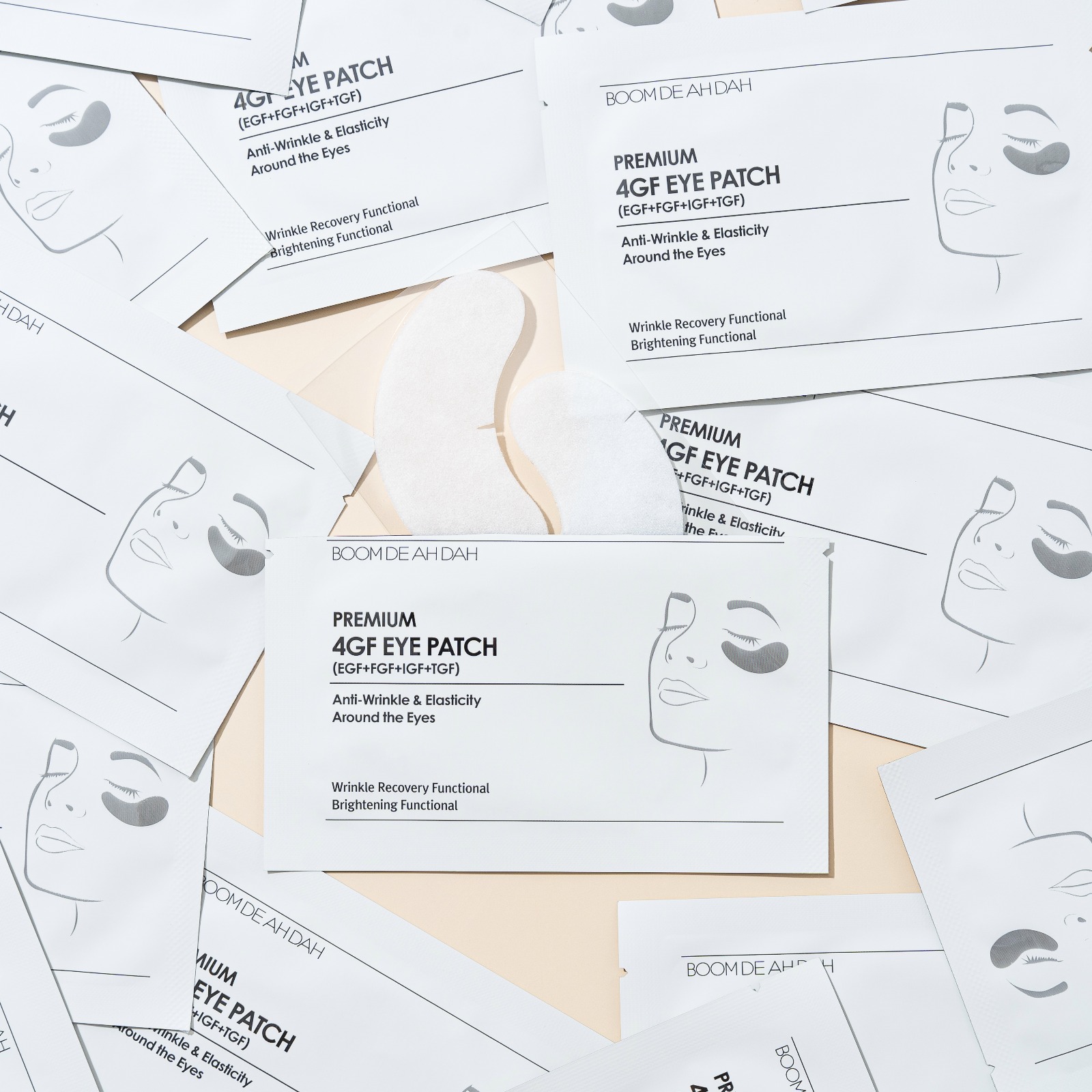 BOOM DE AH DAH PREMIUM 4GF EYE PATCH (20'PAIR PER BOX)