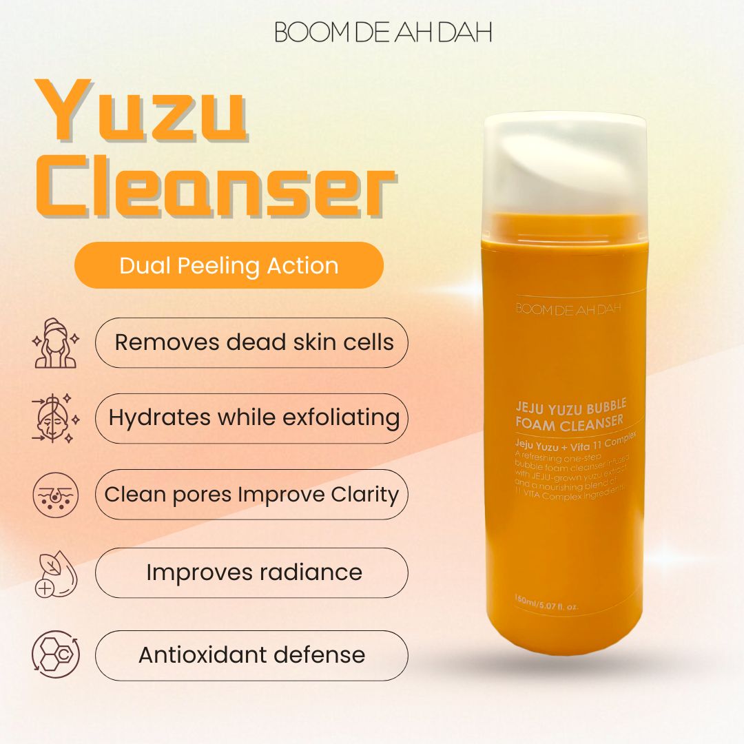 [Pre Order] Boom De Ah Dah Jeju Yuzu + VITA 11 Complex bubble foam cleanser 150ml