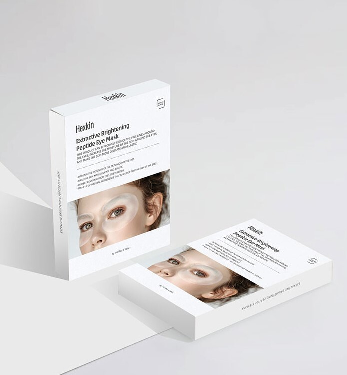 HEXKIN EXTRACTIVE BRIGHTENING PEPTIDE EYE MASK (5G*10EA PER BOX)