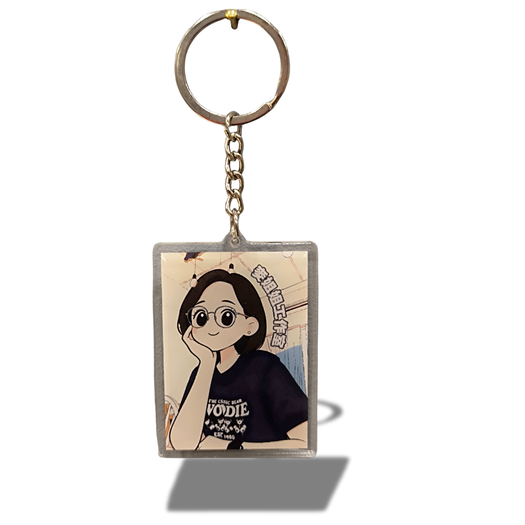 Custom Branded Acrylic Keychains (MOQ 100 Set)