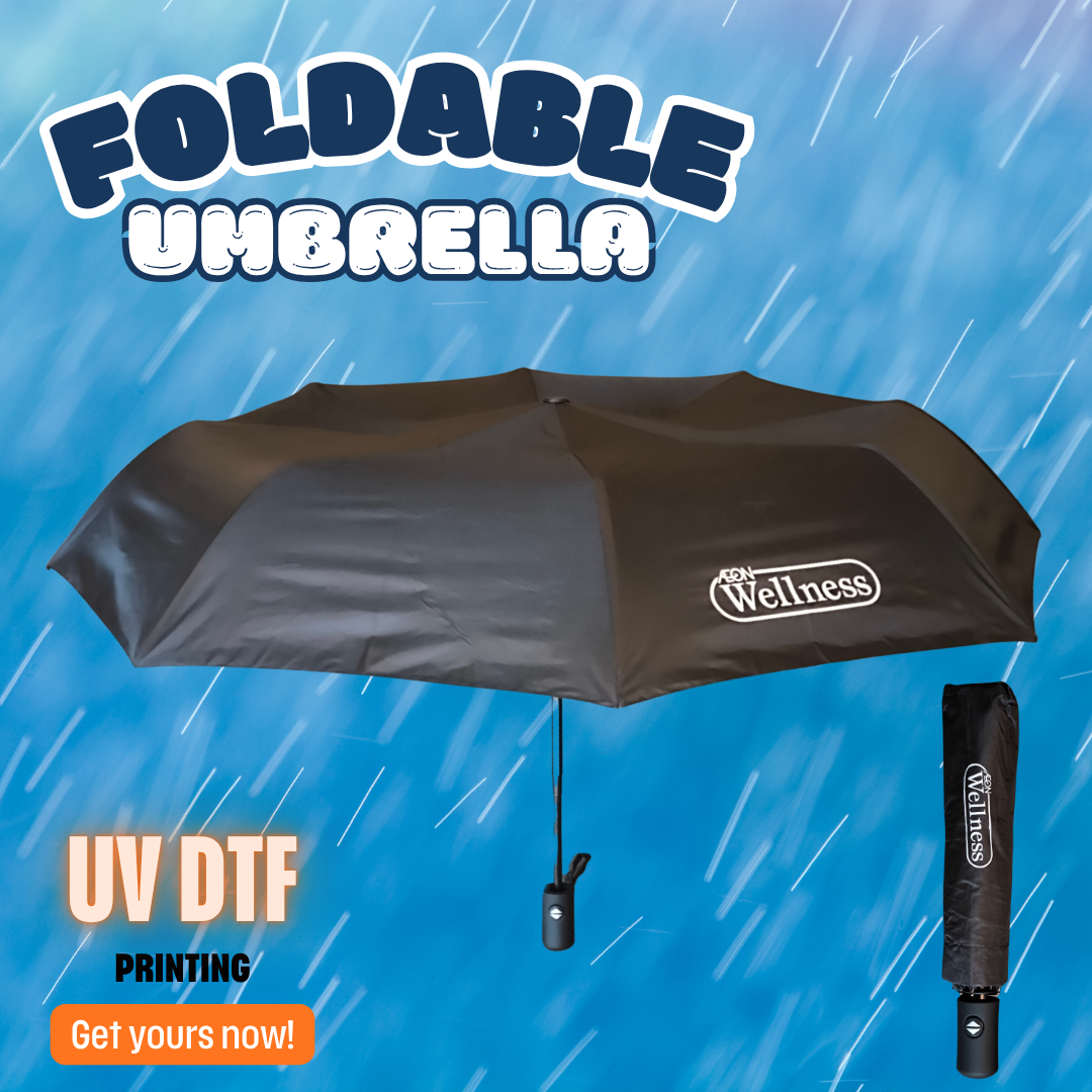 Custom Branded Foldable Umbrellas (MOQ 100 pcs)