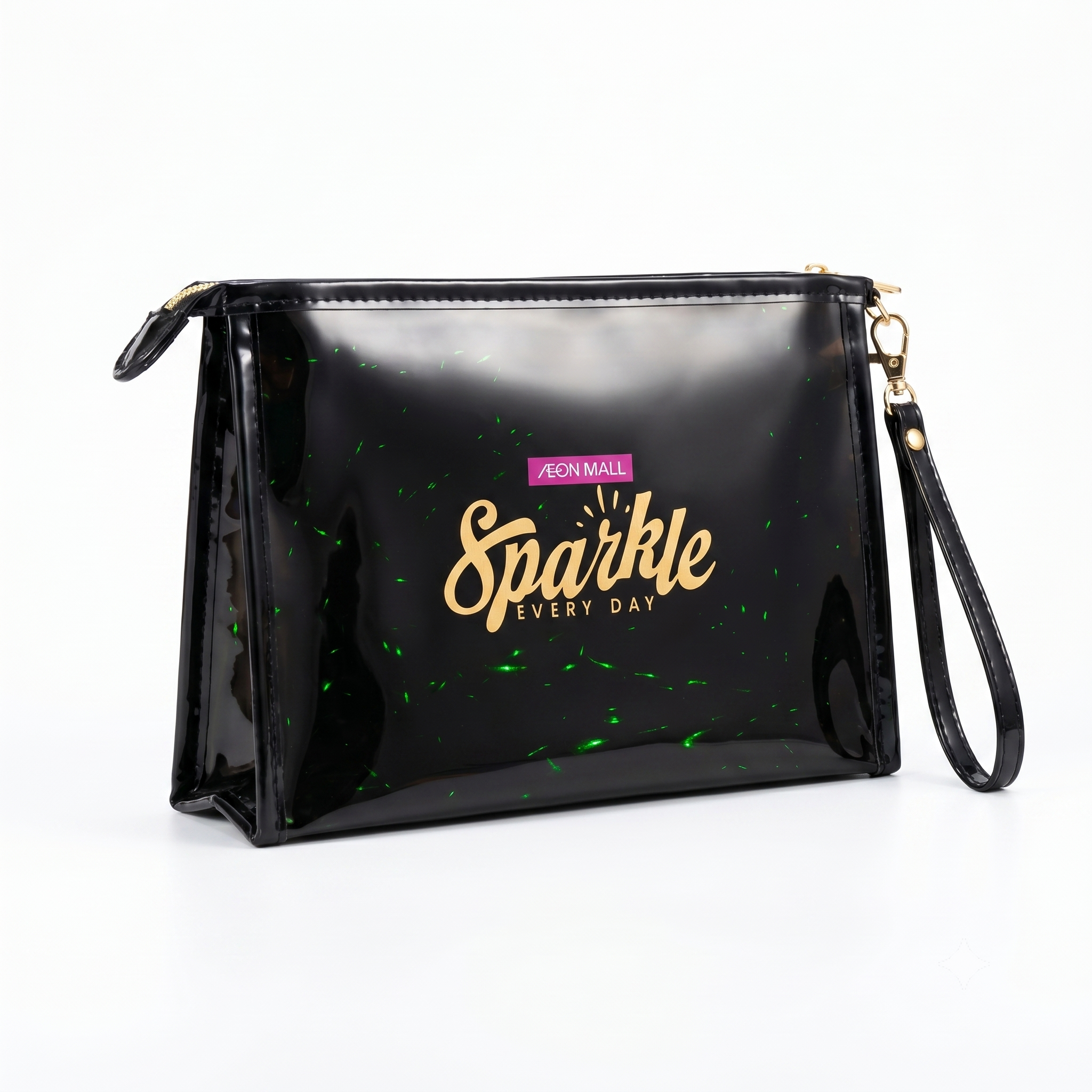 Custom Branded PVC Cosmetic Bags (MOQ 100 Set)
