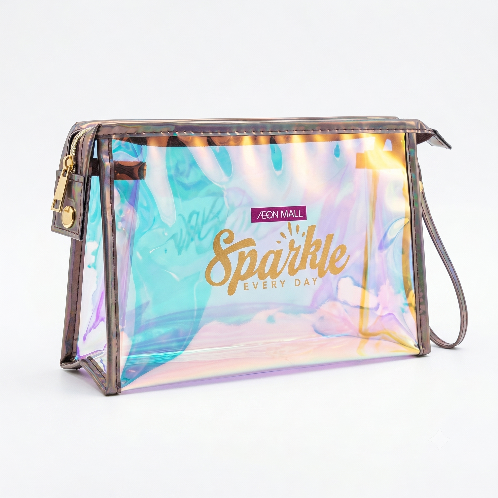 Custom Branded PVC Cosmetic Bags (MOQ 100 Set)