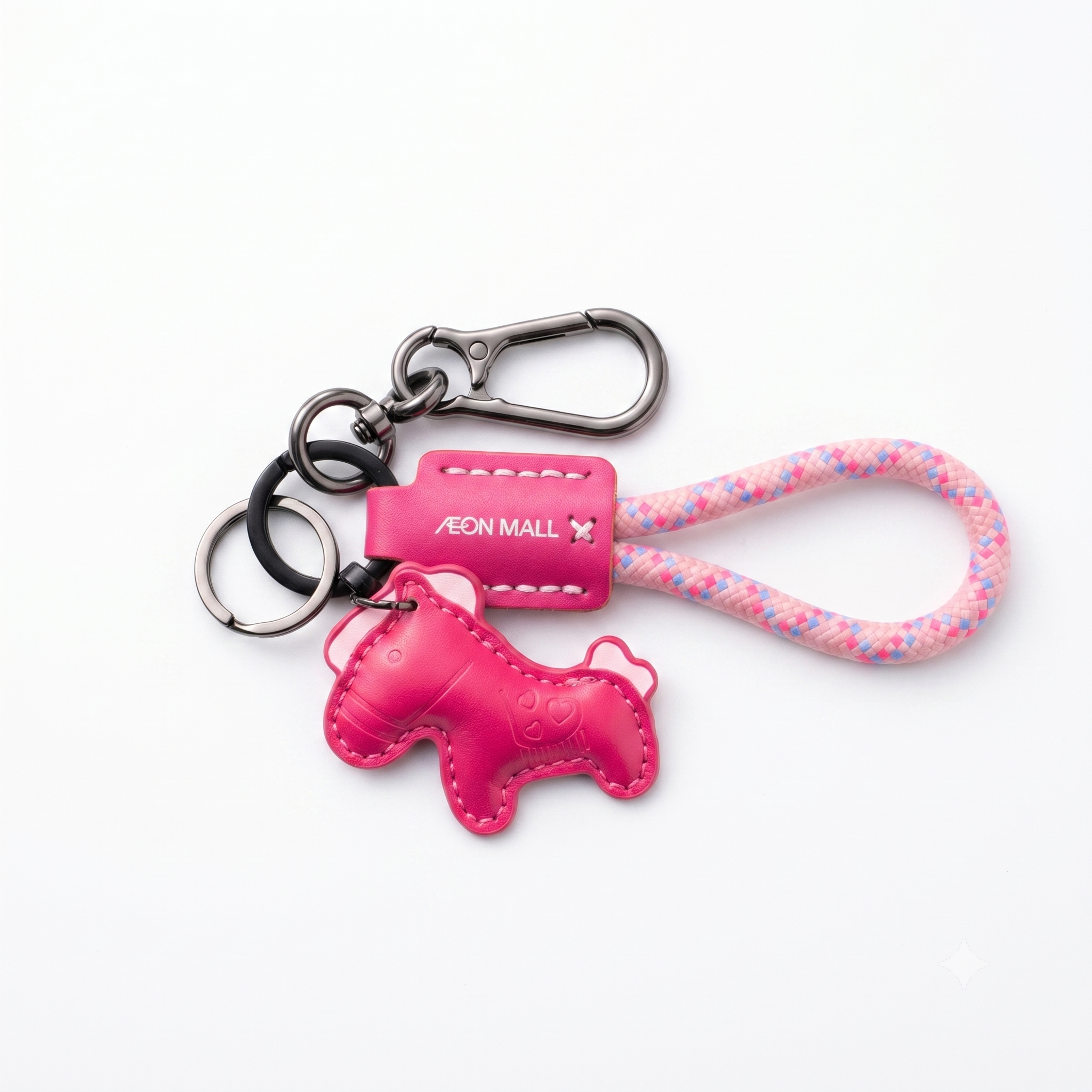 Custom Branded Leather Charm & Keychain (MOQ 100 Set)