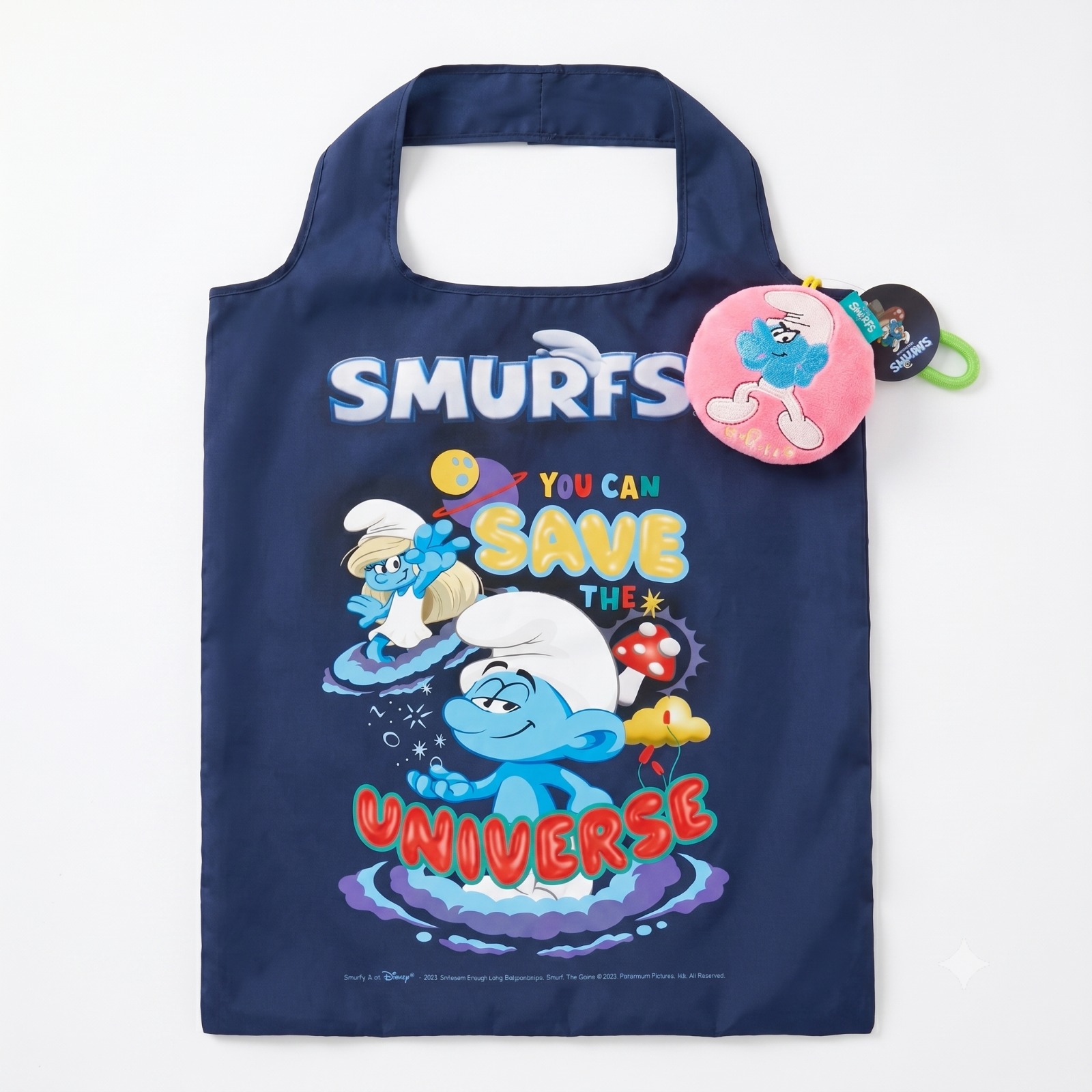 Custom Branded 2-in-1 Plushie Eco Bag (MOQ 100 Set)