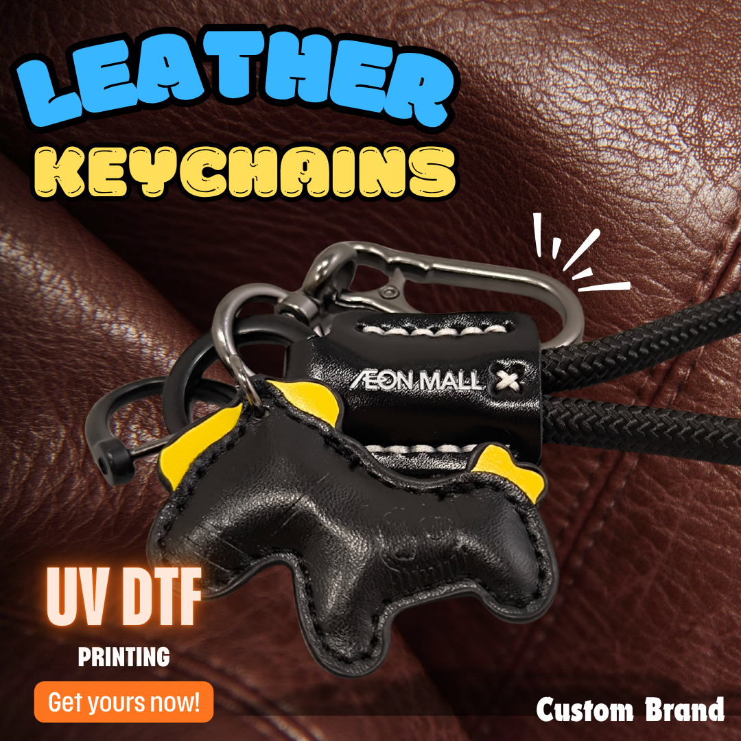 Custom Branded Leather Keychains (MOQ 100 Set)