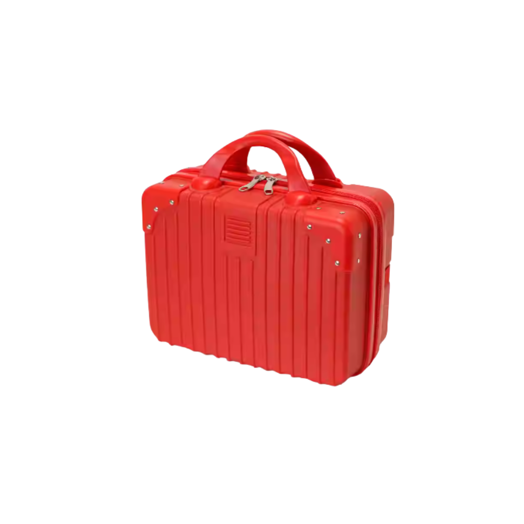 Custom Branded 14" Makeup Luggage Bag (MOQ 100 Set)