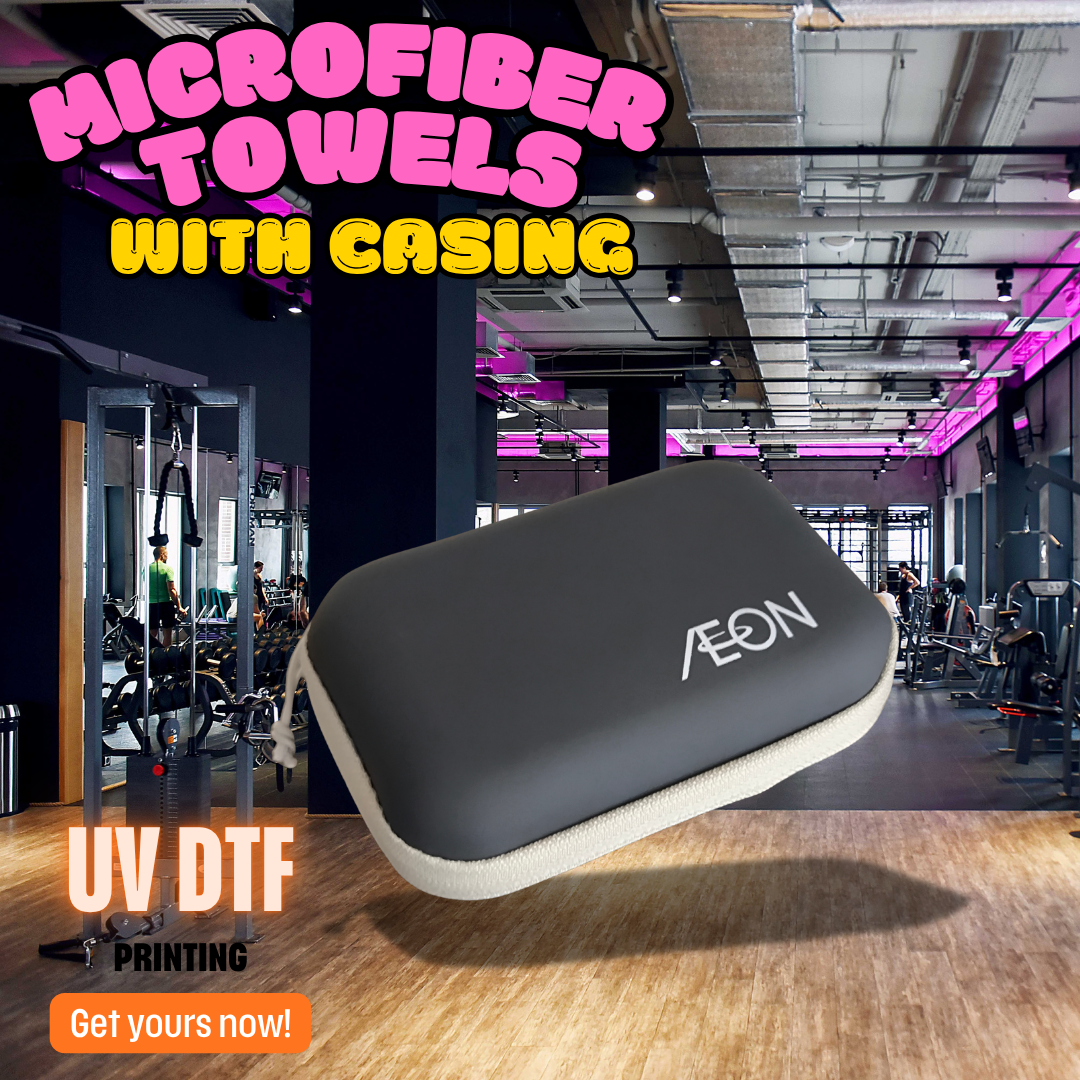 Custom Branded Microfiber Towels with Casing (MOQ 100 Set)