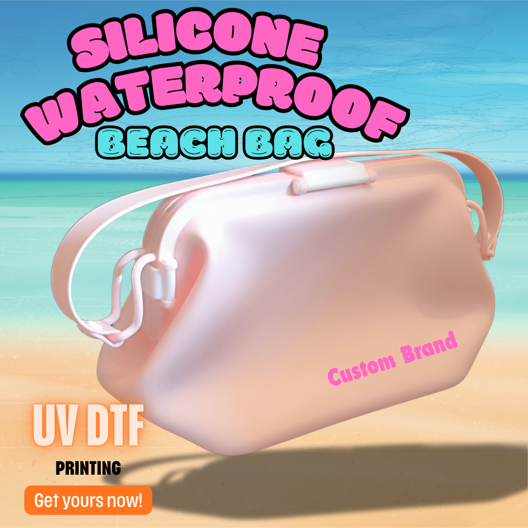 Custom Branded Silicone Beach Bag (MOQ 100 Set)