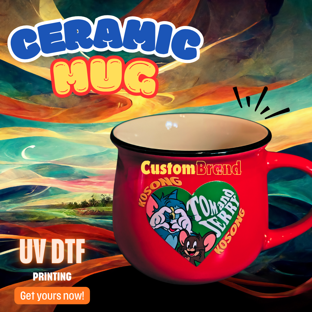 Custom Branded Ceramic Mug (MOQ 100 Set)