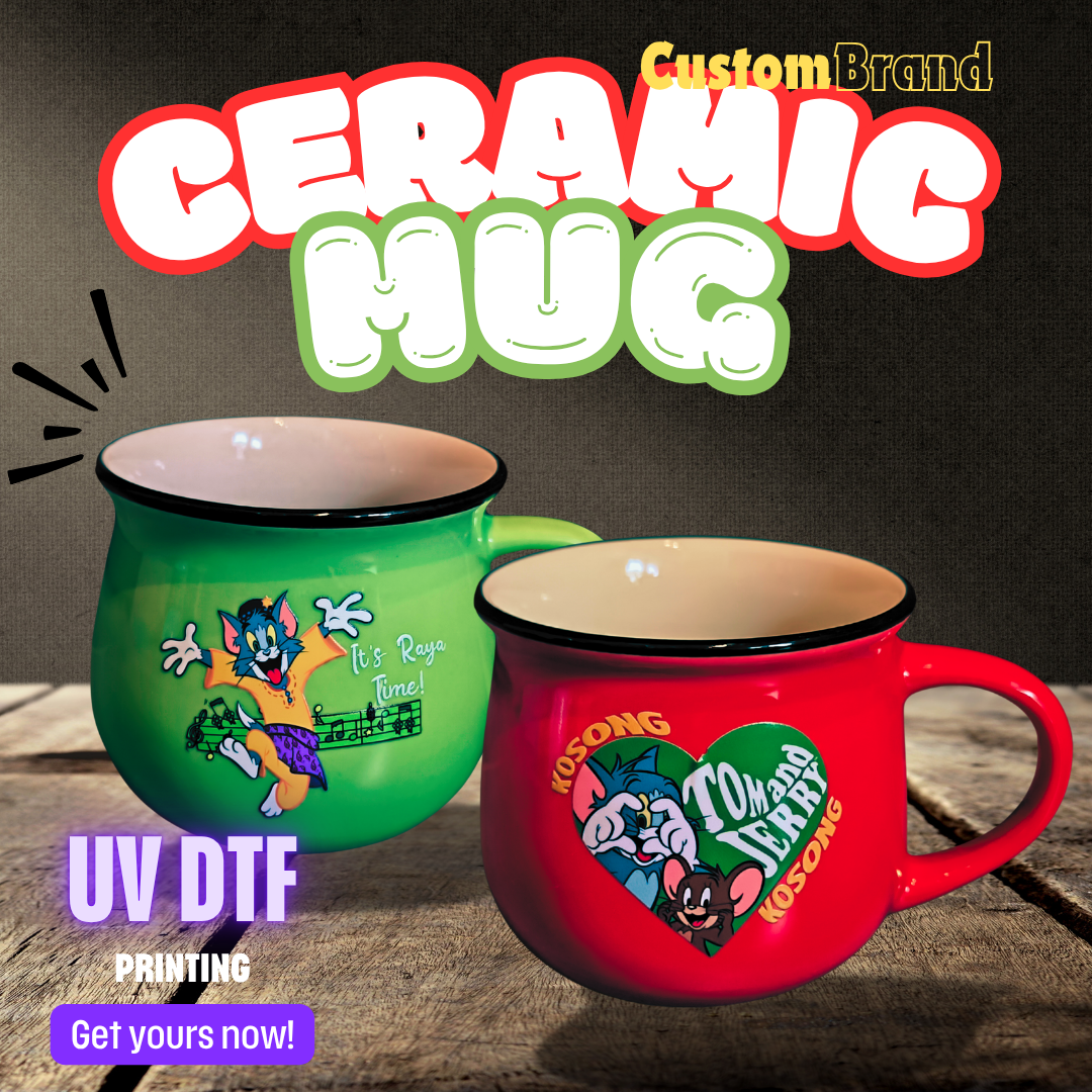 Custom Branded Ceramic Mug (MOQ 100 Set)