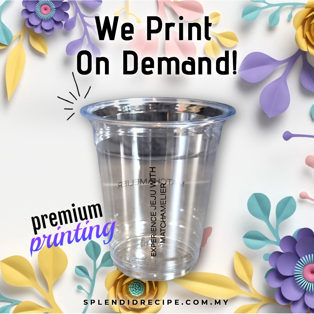 Custom Printed 12oz PET cup (5k MOQ)