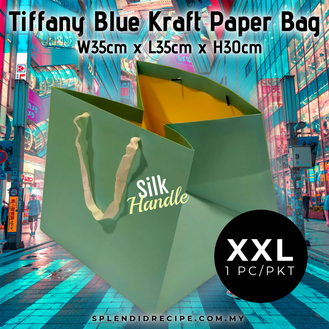 Premium Quality XXL Silk Handle Kraft Paper Bag (1 pcs)