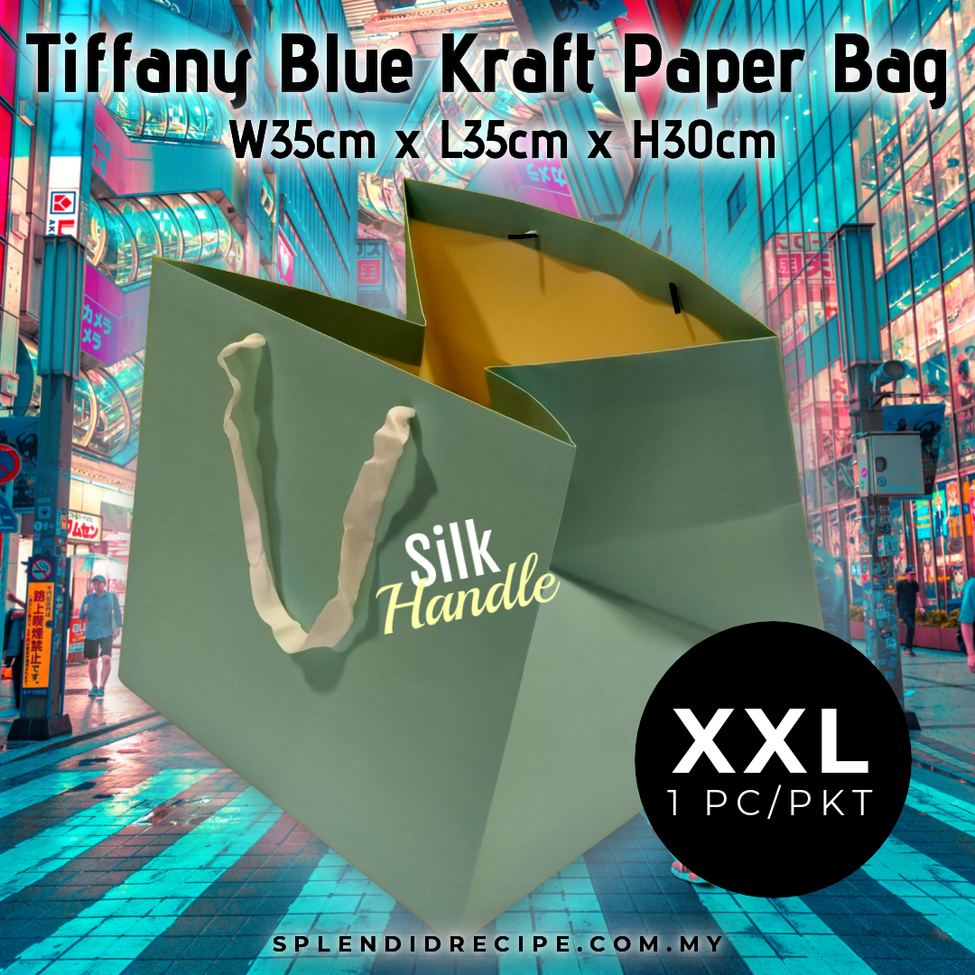 Premium Quality XXL Silk Handle Kraft Paper Bag (1 pcs)