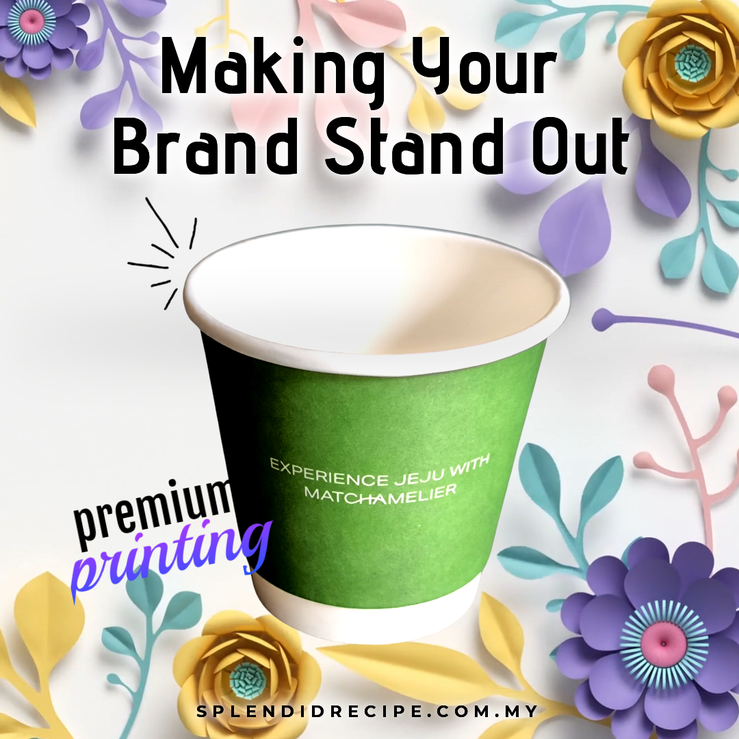 Custom Printed 90mm 8oz Paper Hot Cup (5k MOQ)