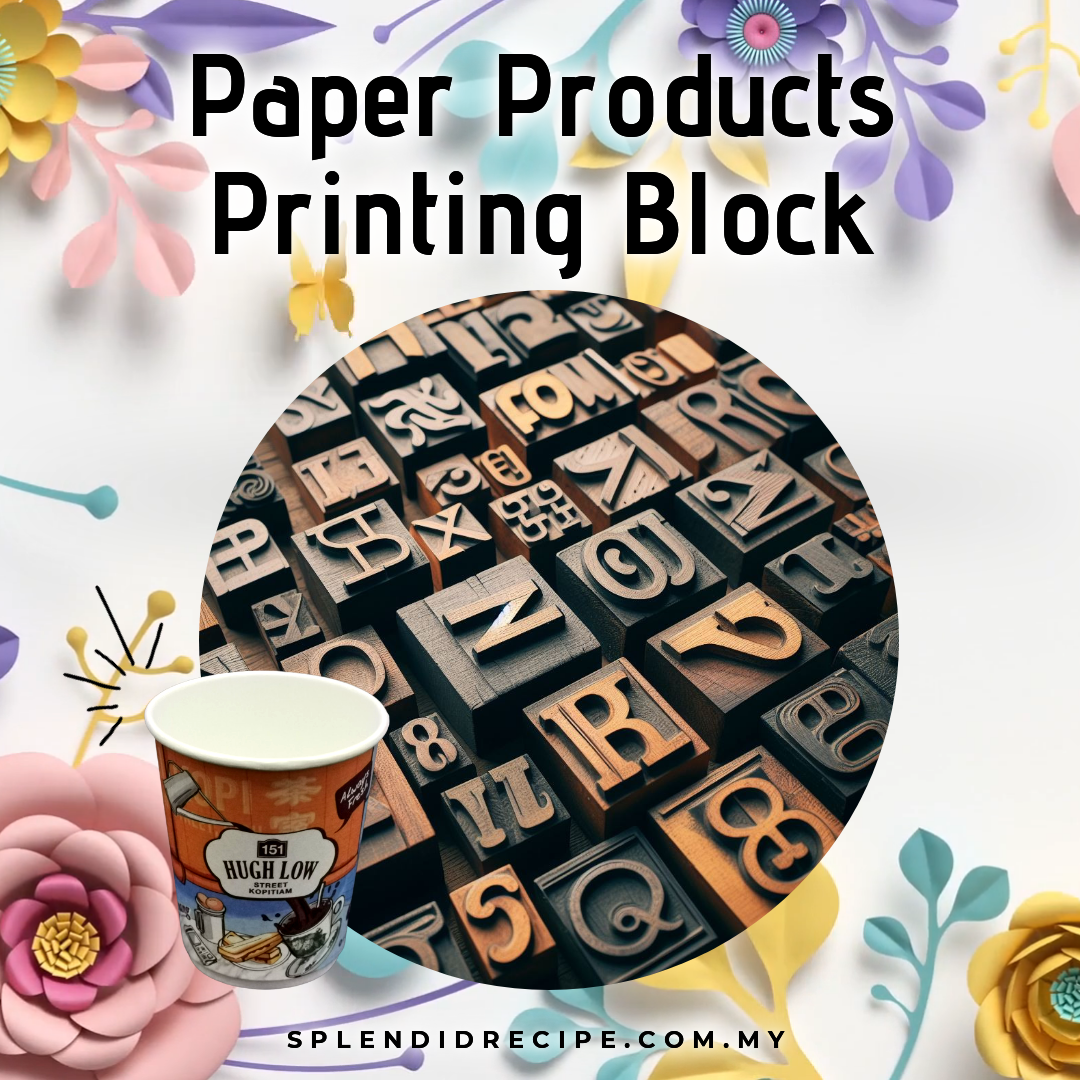 Custom Paper Products Printing Blocks - Splendid Recipe