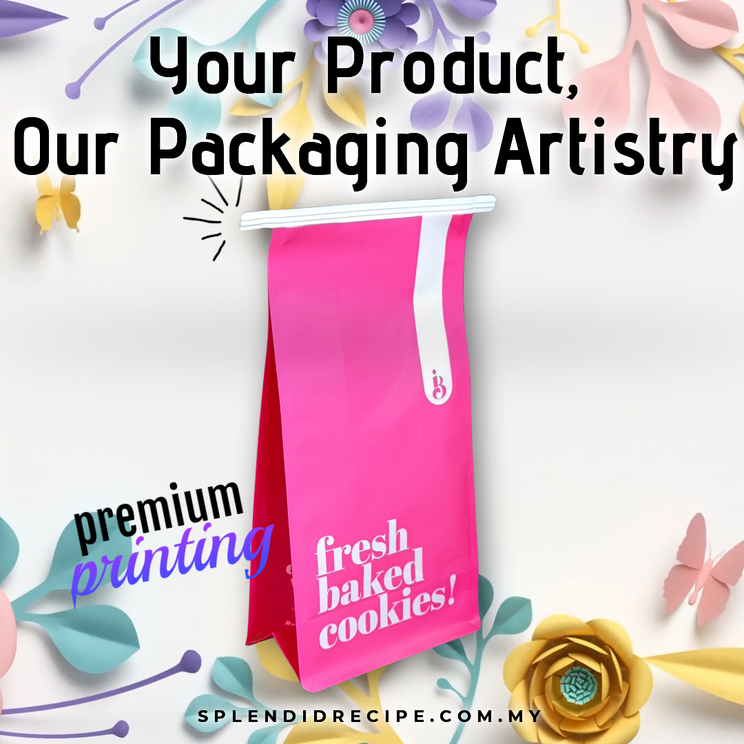 [Copy]Custom Printed SOS Oil Proof PE Paper Bag With Steel H236 x L126 x W77mm (10k MOQ)