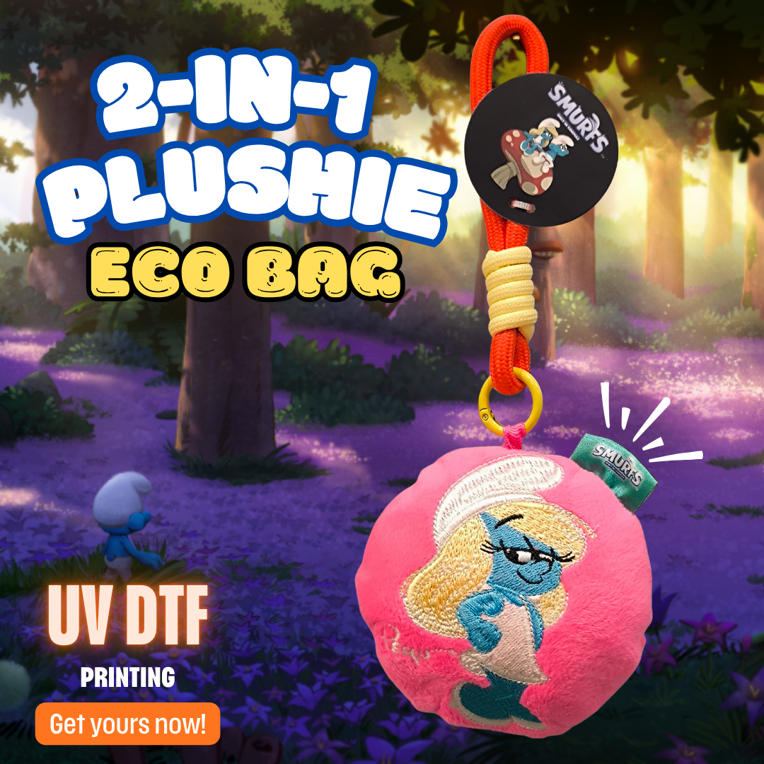 [Copy]Custom Branded The 2-in-1 Plushie Eco Bag (MOQ 100 Set)