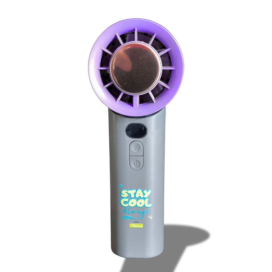 Custom Branded Portable Handheld Fan (MOQ 100 Set)