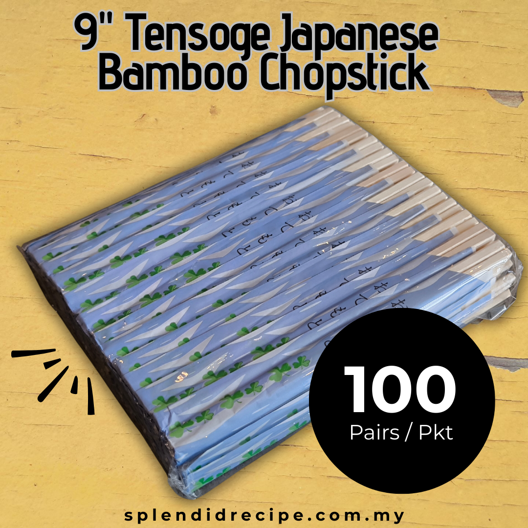 9" Tensoge Japanese Bamboo Chopstick (100 pairs)