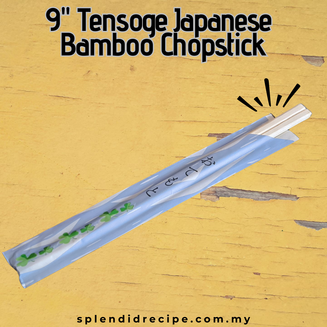 9" Tensoge Japanese Bamboo Chopstick (100 pairs)
