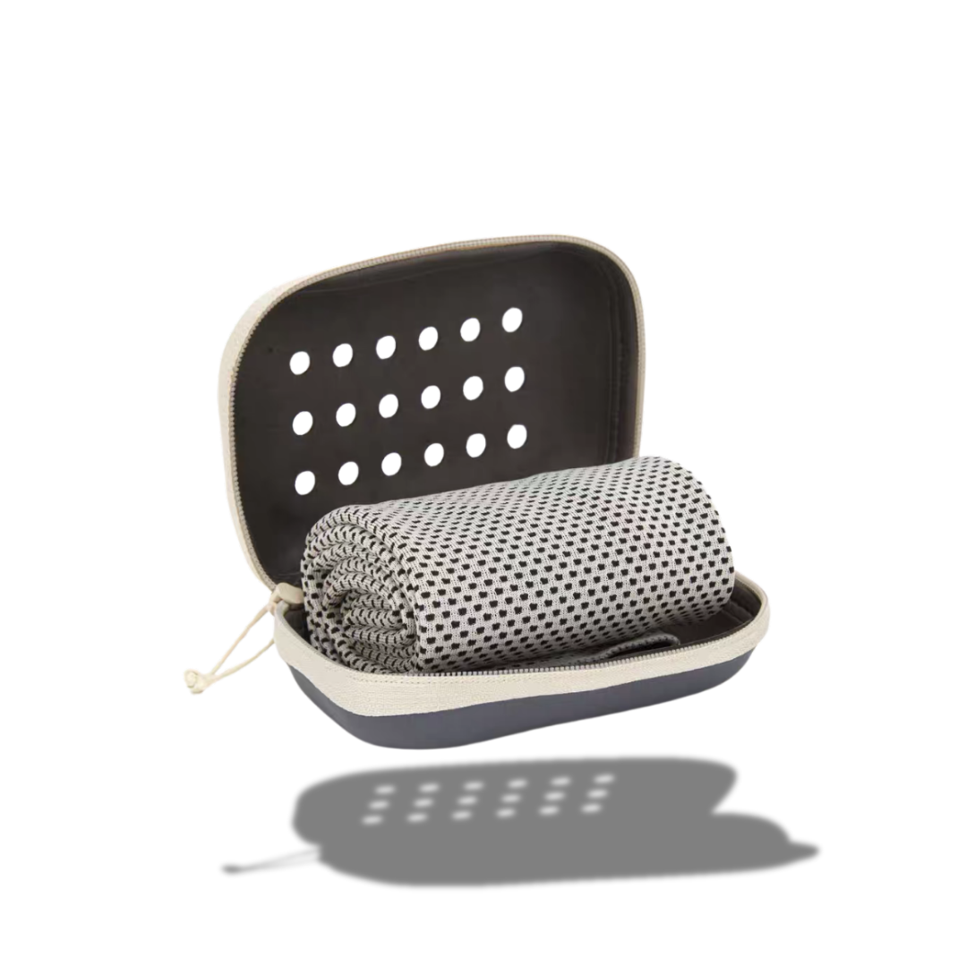 Custom Branded Microfiber Towels with Casing (MOQ 100 Set)