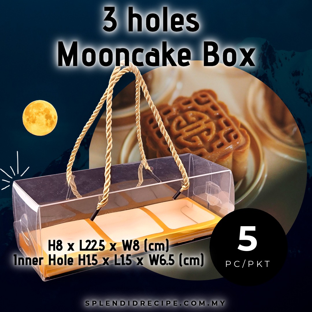 3 Hole Moon Cake Box