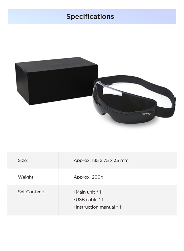 MYTREX  iRhythm Vibrating Eye Massager