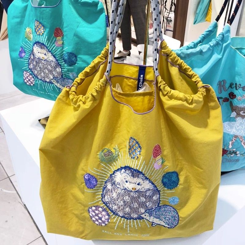 【多款式】小眾刺繡尼龍大容量環保手提單肩斜跨包